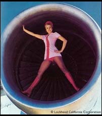 Southwest Airlines old flight attendent uniforms